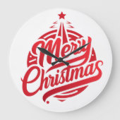 10.75" Round Acrylic Wall Clock ラージ壁時計 (正面)