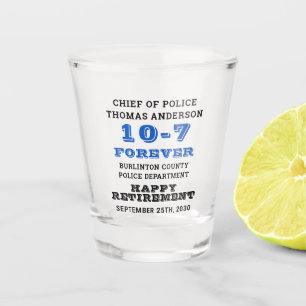 10-7 Forever Police Officer カスタマイズ Retiment(常任退職) ショットグラス