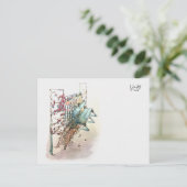 10 : A bench with ivy ポストカード (スタンド正面)