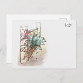 10 : A bench with ivy ポストカード (正面/裏面)