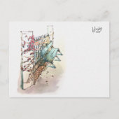 10 : A bench with ivy ポストカード (正面)