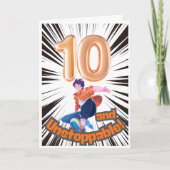 10 and Unstoppable Birthday Card  カード (正面)