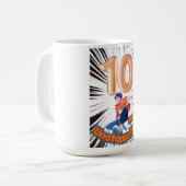10 and Unstoppable Boys’ Birthday コーヒーマグカップ (正面左)