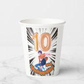 10 and Unstoppable Boys’ Birthday 紙コップ (裏面)