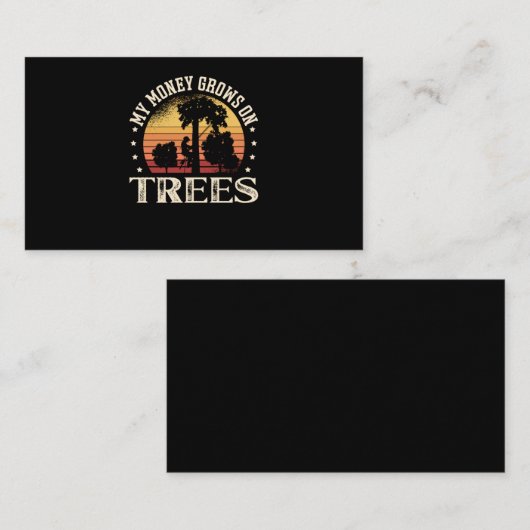 10.Arborist for a Tree trimmer 名刺 (正面/裏面)