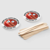 10 Custom Cricket Theme Party BLUE EYES Happy Face ハンドファン (組立なし)