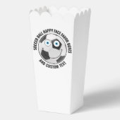 10 Custom Soccer Ball BLUE EYES Happy Face Popcorn フェイバーボックス (裏面)