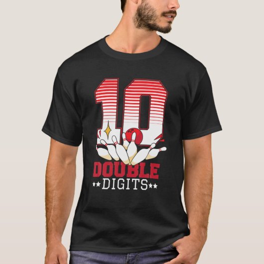 10 Double Digits - 10Th Birthday Boy Funny Kids Bo Tシャツ (正面)