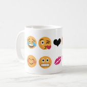 10 emoji コーヒーマグカップ (正面左)
