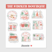 10 In Oneフェスティバルクリスマスパック – 陽気 シール (シート)