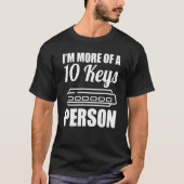 10 Keys Person Harmonica Player Tシャツ (正面)
