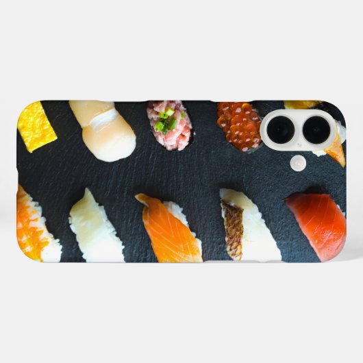 10 kinds of sushi Case-Mate iPhoneケース (裏面 (横))