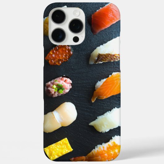 10 kinds of sushi Case-Mate iPhoneケース (裏面)
