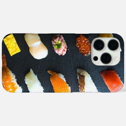 10 kinds of sushi Case-Mate iPhoneケース (裏面 (横))