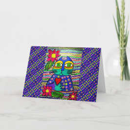 10 - Kisa the cat Greeting Card カード