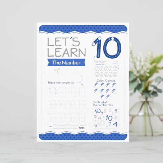 10 Learn To Draw Number 10 Teacher Home Schooling  (スタンド正面)