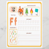 10 Learn To Spell Letter F Teacher Home Schooling (正面)