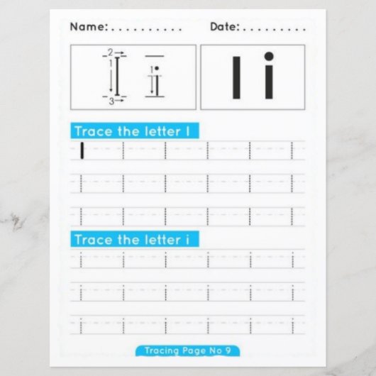 10 Learn To Spell Letter I Teacher Home Schooling (正面)