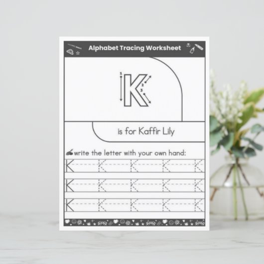 10 Learn To Spell Letter K Teacher Home Schooling (スタンド正面)