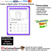 10 Learn To Spell Letter N Teacher Home Schooling