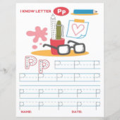 10 Learn To Spell Letter P Teacher Home Schooling (正面)