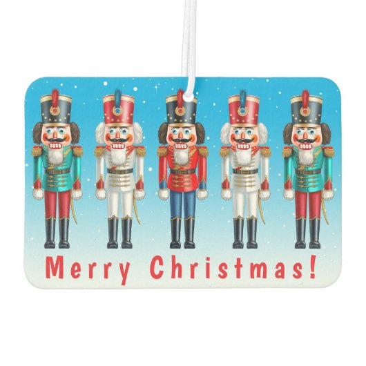 10 Nutty Nutcrackerおもちゃ兵士 カーエアーフレッシュナー (裏面)