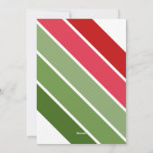 10 Photo Collage -縁どレトロのダウストライプンロード シーズンカード (裏面)