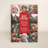 10 Photo Collage -縁どレトロのダウストライプンロード シーズンカード