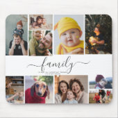 10 Photo Collage Cute Family Love Memory マウスパッド (正面)