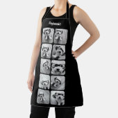 10 Photo Collage Stacked -白黒スクリプト名 エプロン (インサイチュ)