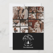 10 Photo First Christmas as Mr. & Mrs シーズンカード (正面)