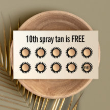 10 Punch Spray Tan Visitお客様ロイヤリティ