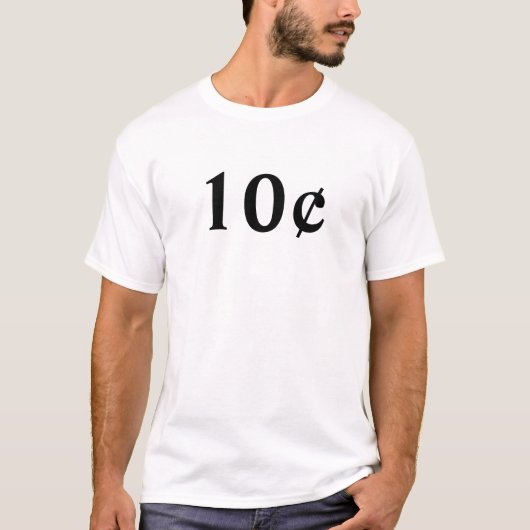 10¢ Tシャツ (正面)