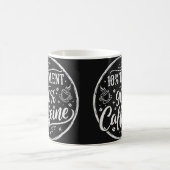 10% Talent 90% Caffeine コーヒーマグカップ (中央)