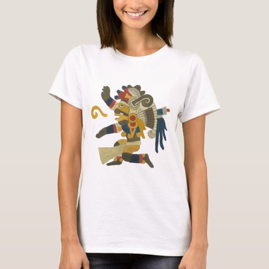 10.Tezcatlipoca - Mayan / Aztec Creator God Tシャツ (正面)