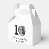 10 th birthday photo bold letter kids name date st フェイバーボックス (裏面サイド)