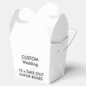 10 xカスタムウェディングオファーボックス フェイバーボックス (オープン)