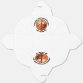 10 xカスタムパーティーブルーアイズハッピー顔 フェイバーボックス (見開き)