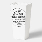 10 xカスタムポップコーンボックス25%オフ一括買ディスカウ フェイバーボックス (裏面)