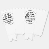 10 xカスタムポップコーンボックス25%オフ一括買ディスカウ フェイバーボックス (見開き)