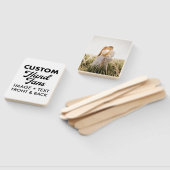 10 xベージュ色長方形カスタムウェディングハンドファン ハンドファン (組立なし)