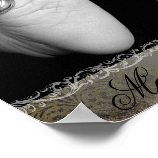 10"x20" 3スロットファミリーコラージュモンタージュアンティーク ポスター (角)