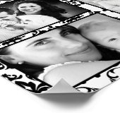 10"x20" 5スロットファミリパーソナライズされたコラージモンタージュ ポスター (角)