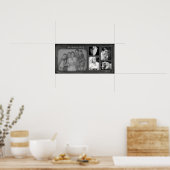 10"x20" 5スロットファミリーコラージュモンタージュチョークボード ポスター (キッチン)