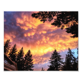 10"x8"フォトプリント ||トレーラーサンセット フォトプリント           