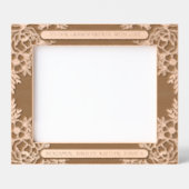 10"x8"愛する祖父母のためのフローラ縁ど レーザー彫刻フレーム (正面)