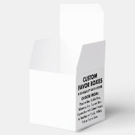 10 x カスタムパーソナライズされた2"正方形のボックス フェイバーボックス
