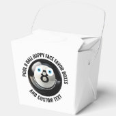 10 x Custom Pool 8 Ball Party BLUE EYES Happy Face フェイバーボックス (正面)