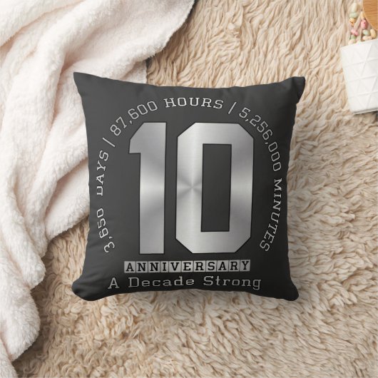 10 Year Anniversary Milestone - A Decade Strong  クッション (ブランケット)