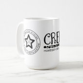 10 year logo コーヒーマグカップ (正面左)